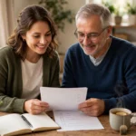 Case management in Cleveland: a support worker and client reviewing a care plan together